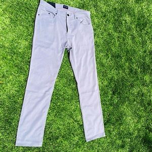 JACHS New York slim straight fit mid rise pants